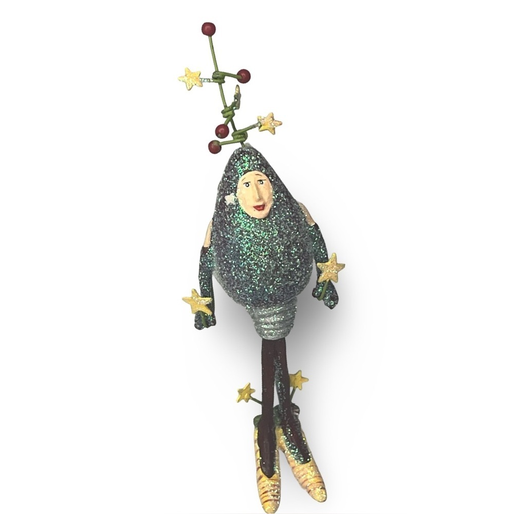 Vintage Kringles Christmas "Star Man" Brooch/Pin by Patience Brewster